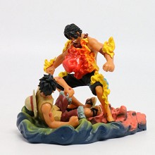 One Piece Luffy and ACE anime figure