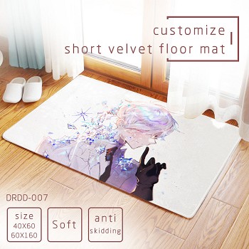 Land of the Lustrous anime short velvet floor mat ground mat(40X60)