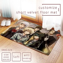 Kuroshitsuji anime short velvet floor mat ground m...