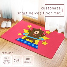 The other anime short velvet floor mat ground mat(...