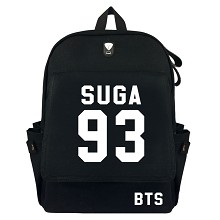 BTS SUGA93 canvas backpack bag