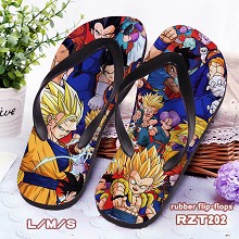 Dragon Ball anime rubber flip-flops shoes slippers a pair