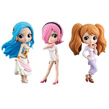 One Piece Reiju Pudding Vivi anime figures set(3pcs a set)