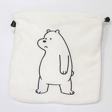 We Bare Bears plush drawing bags set(10pcs a set)