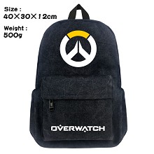 Overwatch canvas backpack bag