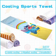 Stitch anime cooling sports towel