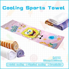 Spongebob anime cooling sports towel