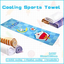 Doraemon anime cooling sports towel
