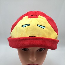 12inches Iron Man plush hat
