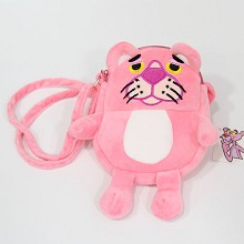 Pink Panther anime plush satchel shoulder bag