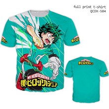 My Hero Academia anime short sleeve full print modal t-shirt