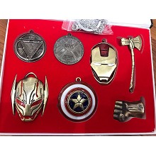 The Avengers key chains set(8pcs a set)