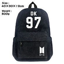 BTS-97-DK canvas backpack bag