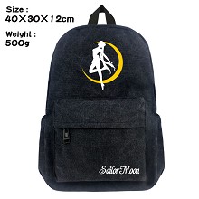 Sailor Moon anime canvas backpack bag