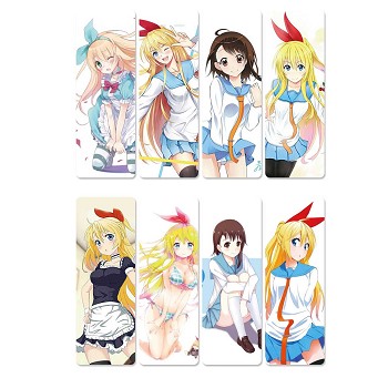 Nisekoi anime pvc bookmarks set(5set)