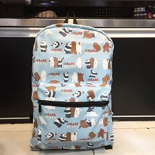 We Bare Bears PU backpack bag