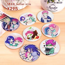 Saiki Kusuo no Psi Nan anime brooch pins set(8pcs a set)