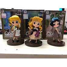 Disney Princess anime figures set(3pcs a set)
