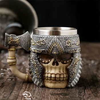 Stainless Steel 3D Skull Skeleton Cup