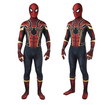 Iron Spider man cosplay tight suit cloth
