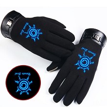 Naruto anime luminous gloves a pair