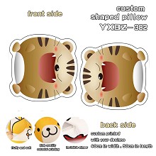 12 Chinese Zodiac Signs Tiger custom shaped pillow