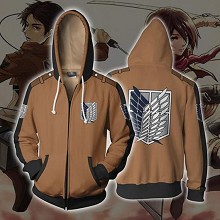 Attack on Titan anime printing hoodie sweater cloth