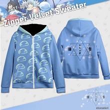 Tensei shitari slime anime thick hoodie sweater cl...