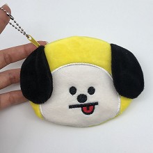BTS CHIMMY plush wallet coin purse