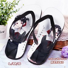 Kaguya-sama anime flip-flops shoes slippers a pair