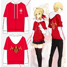 Fate Nero saber anime cotton thin hoodies t-shirt