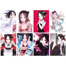 Kaguya sama anime posters set(8pcs a set)