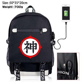 Dragon Ball anime USB charging laptop backpack school bag