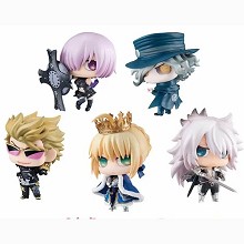 Fate Grand Order anime figures set(5pcs a set)