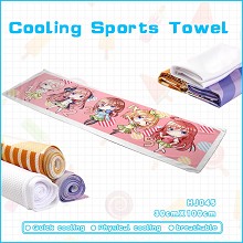 Gotoubun no hanayome anime cooling sports towel