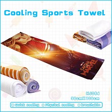 Captain Marvel movie cooling sports towel