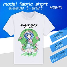 Date A Live anime model short sleeve t-shirt