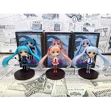 Hatsune Miku anime figures set(3pcs a set)