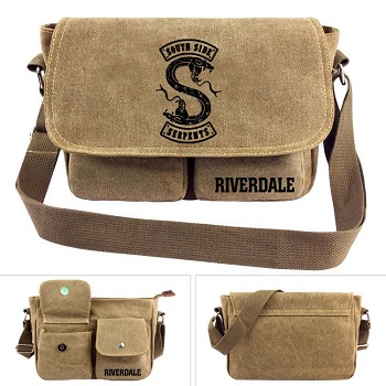 Riverdale canvas satchel shoulder bag