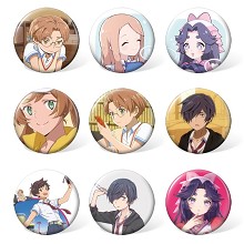 SARAZANMAI anime brooches pins set(9pcs a set)