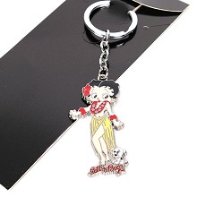 Betty Boop anime key chain
