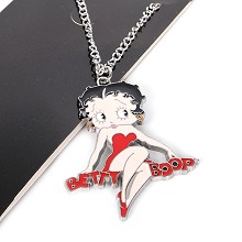 Betty Boop anime necklace