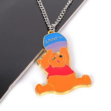 Pooh Bear anime necklace