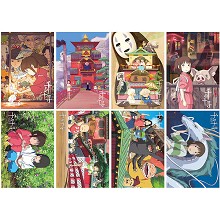 Spirited Away anime posters(8pcs a set)