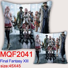 Final Fantasy anime two-sided pillow
