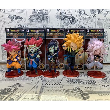 Super Dragon Ball Heroes anime figures set(5pcs a set)