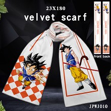 Dragon Ball anime velvet scarf