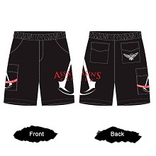 Assassin's Creed game shorts middle pants