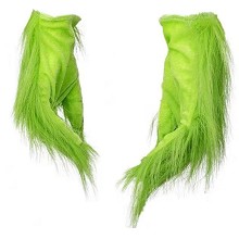 The Grinch cosplay adult gloves a pair