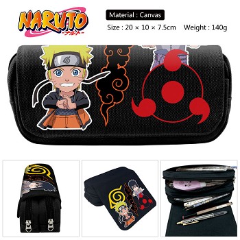 Naruto anime canvas pen bag pencil bag